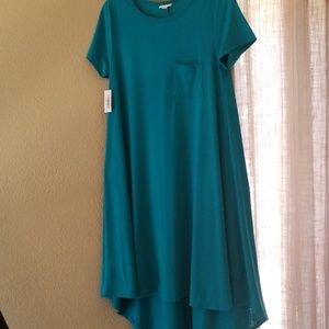 Teal Lularoe small Carly BNWT
